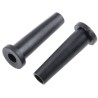 HellermannTyton Black Polyvinyl Chloride Cable Grommet 9 mm Panel Hole Diameter for 5.5 mm to 7 632-01010 HV2101-PVC-FR-BK