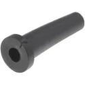 HellermannTyton Black Polyvinyl Chloride Cable Grommet 9 mm Panel Hole Diameter for 5.5 mm to 7 632-01010 HV2101-PVC-FR-BK
