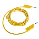 Hirschmann Test & Measurement Connector Test Lead 16A, 60V dc, Yellow, 2 m Lead Length 934065103