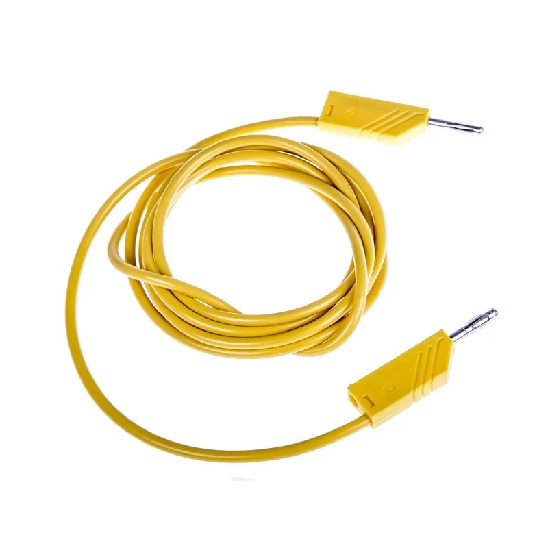 Hirschmann Test & Measurement Connector Test Lead 16A, 60V dc, Yellow, 2 m Lead Length 934065103