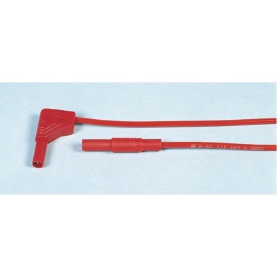 Hirschmann Test & Measurement Connector Test Lead 16A 1000 V ac/dc, Black, 500 mm Lead Length 934080100