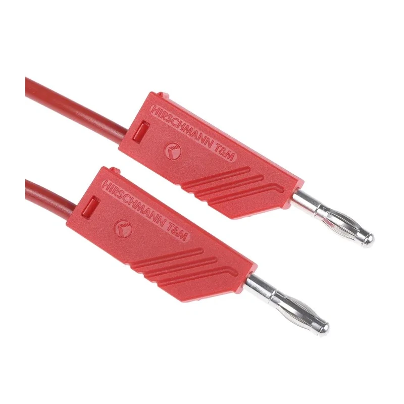 Hirschmann Test & Measurement Test Lead 16A, 60V dc, Red, 2 m Lead Length 934065101
