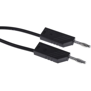 Hirschmann Test & Measurement Connector Test Lead 16A 60V dc Black 2 m Lead Length 934065100