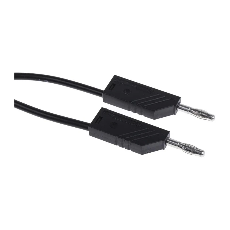 Hirschmann Test & Measurement Connector Test Lead 16A 60V dc Black 2 m Lead Length 934065100