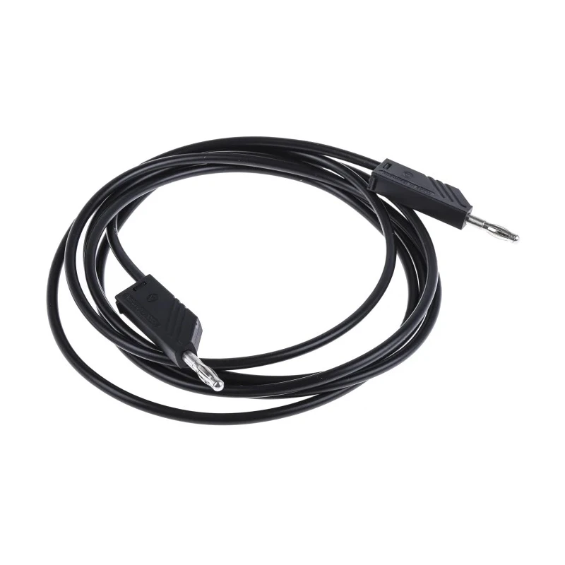 Hirschmann Test & Measurement Connector Test Lead 16A 60V dc Black 2 m Lead Length 934065100