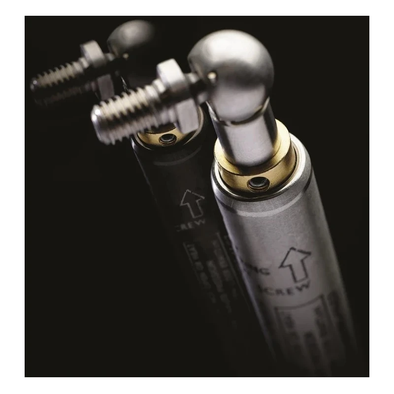 RS PRO Stainless Steel Gas Strut with Ball & Socket Joint, 240mm Extended Length, 100mm Stroke SXV6050500003