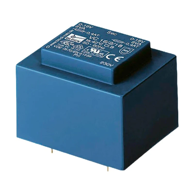 Block PCB Transformer 2 x 24 V AC 10VA Pin Mount VC 10/2/24