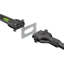 Staubli Industrial Circular Connector, 3 Contacts, Flange Mount, 8 mm, Plug Male, IP67, RobiFix Series 30.4039