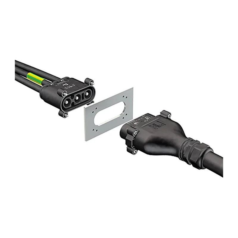 Staubli Industrial Circular Connector, 3 Contacts, Flange Mount, 8 mm, Plug Male, IP67, RobiFix Series 30.4039