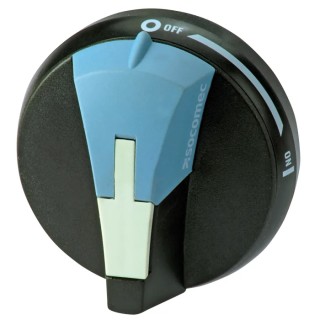 Socomec Black Rotary Handle 45 mm for Universal Load Break Switch SIRCO Series 147A5111