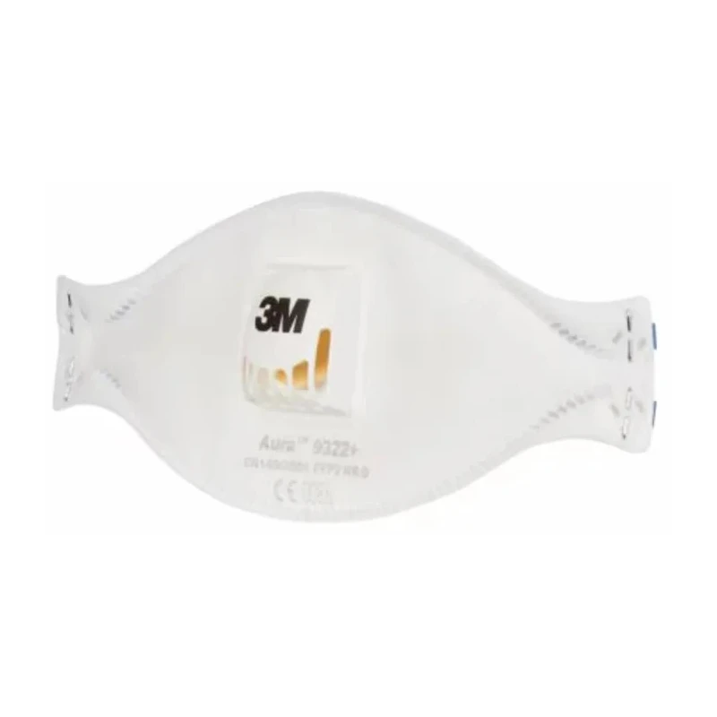 3M Aura™ 9300+ Series FFP2 Disposable Respirator Flat Fold 10 Per Pack FFP2