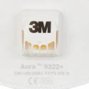 3M Aura™ 9300+ Series FFP2 Disposable Respirator Flat Fold 10 Per Pack FFP2