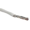 TE Connectivity SPEC 44 Series Data Cable 1 Pairs 2 Cores 100m White Sheath Polyvinyl Fluoride 44A1121-24-2/6-9