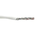 TE Connectivity SPEC 44 Series Data Cable 1 Pairs 2 Cores 100m White Sheath Polyvinyl Fluoride 44A1121-24-2/6-9