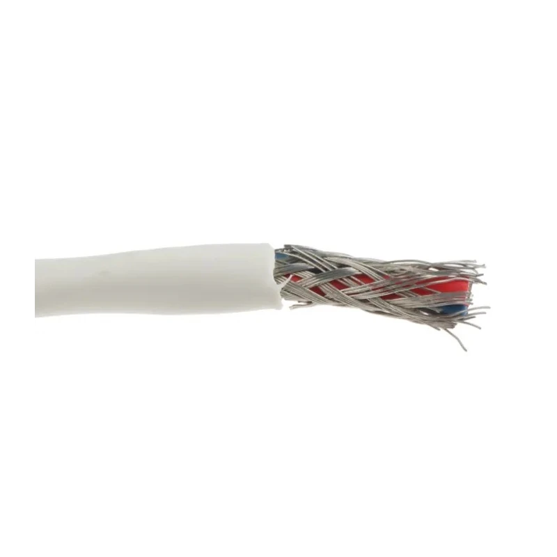 TE Connectivity SPEC 44 Series Data Cable 1 Pair 2 Cores 100m White Polyvinyl Fluoride Sheath 600V 44A1121-22-2/6-9