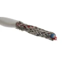 TE Connectivity SPEC 44 Series Data Cable 1 Pairs 2 Cores 100m White Sheath Polyvinyl Fluoride 44A1121-20-2/6-9