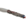 TE Connectivity SPEC 44 Series Data Cable 1 Pairs 2 Cores 100m White Sheath Polyvinyl Fluoride 44A1121-20-2/6-9