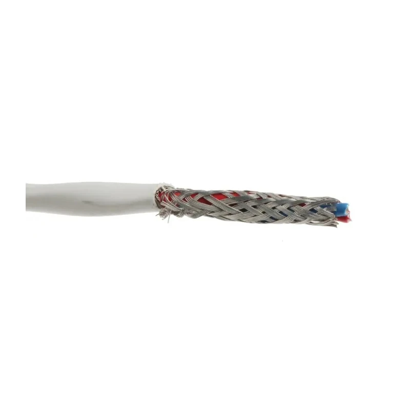 TE Connectivity SPEC 44 Series Data Cable 1 Pairs 2 Cores 100m White Sheath Polyvinyl Fluoride 44A1121-20-2/6-9