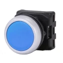 RS PRO Blue Spring Return Push Button Head, 22 mm Cutout, Round Plastic, IP65, Model 188-1122