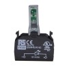 RS PRO LED Light Block 12 V AC/DC Green Illumination 188-1177
