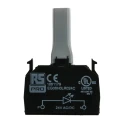 RS PRO 24 V AC/DC Red LED Light Block 188-1179