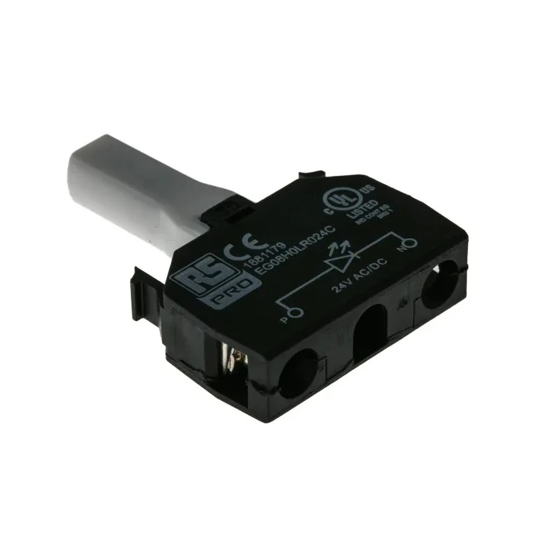 RS PRO 24 V AC/DC Red LED Light Block 188-1179