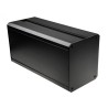 RS PRO Black Black Lid Extruded Aluminium Heat Sink Case IP40 175 mm x 400 mm x 200 mm 188-1285