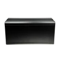 RS PRO Black Black Lid Extruded Aluminium Heat Sink Case IP40 175 mm x 400 mm x 200 mm 188-1285