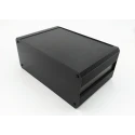 RS PRO Black Black Lid Extruded Aluminium Heat Sink Case IP40 175mm x 400mm x 300mm 188-1288