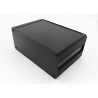 RS PRO Black Black Lid Extruded Aluminium Heat Sink Case IP40 175mm x 400mm x 300mm 188-1288