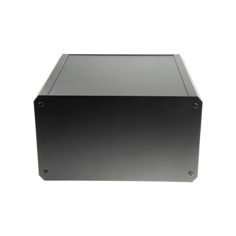 RS PRO Black Black Lid Extruded Aluminium Heat Sink Case IP40 175 mm x 300 mm x 300 mm 188-1287