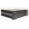 RS PRO 4U 19 Inch Rack Mount Case Aluminium Heat Sink Enclosure Black 335 mm Depth 425 mm Width 173 mm Height 188-1321