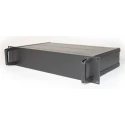 RS PRO 1U 19 Inch Rack Mount Case Extruded Aluminium 335 mm Depth 425 mm Width 39.6 mm Height 188-1314