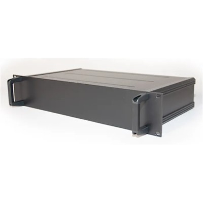 RS PRO 1U 19 Inch Rack Mount Case Extruded Aluminium 335 mm Depth 425 mm Width 39.6 mm Height 188-1314
