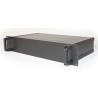 RS PRO 1U 19 Inch Rack Mount Case Extruded Aluminium 335 mm Depth 425 mm Width 39.6 mm Height 188-1314