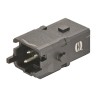HARTING Heavy Duty Power Connector Insert, 10A Current Rating, Han 1A Series Male Type, 2 Contacts, Screw Mount 09100022606