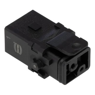 HARTING Heavy Duty Power Connector Insert 10A 2P+E Screw Mount IP20/IP65 Han 1A Series Female 09100022701
