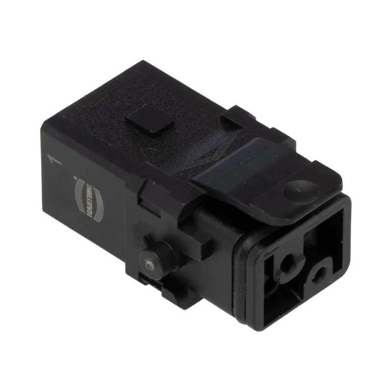 HARTING Heavy Duty Power Connector Insert 10A 2P+E Screw Mount IP20/IP65 Han 1A Series Female 09100022701