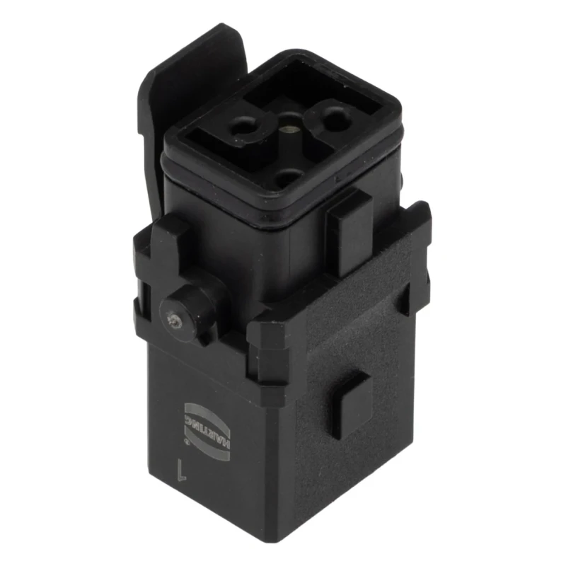 HARTING Heavy Duty Power Connector Insert 10A 2P+E Screw Mount IP20/IP65 Han 1A Series Female 09100022701