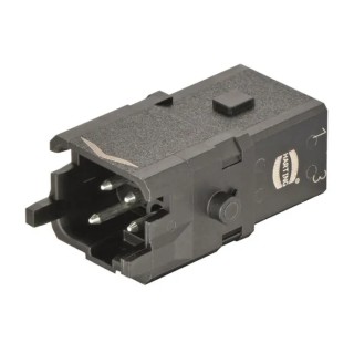 HARTING Heavy Duty Power Connector Insert 10A 3P+E Screw Mount Han 1A Series Male 09100032606