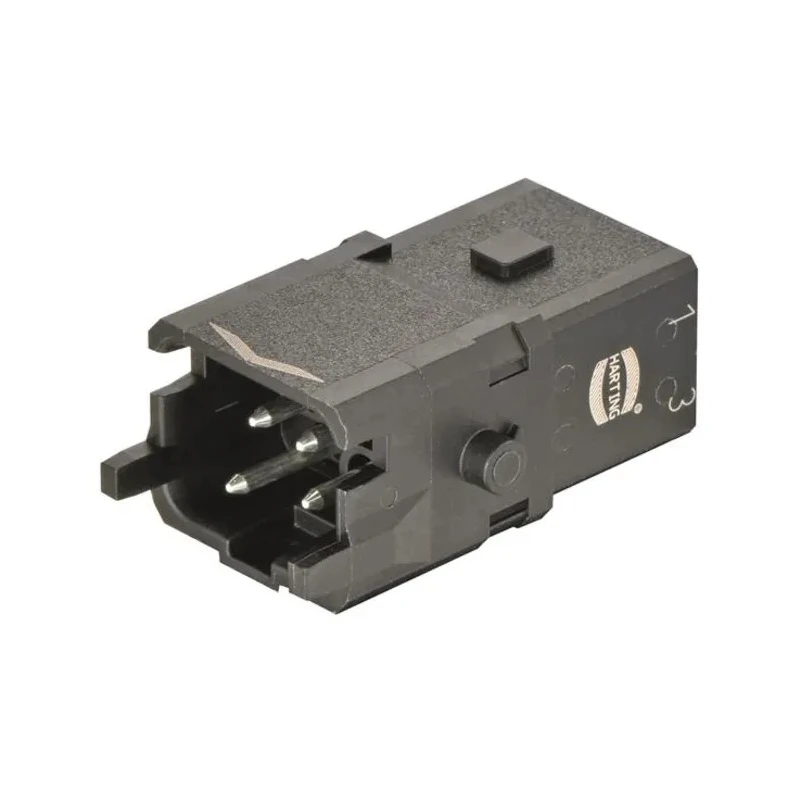 HARTING Heavy Duty Power Connector Insert 10A 3P+E Screw Mount Han 1A Series Male 09100032606