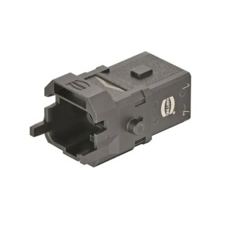 HARTING Heavy Duty Power Connector Insert 10A 400V Han 1A Series Male 5 Contacts 09100053001