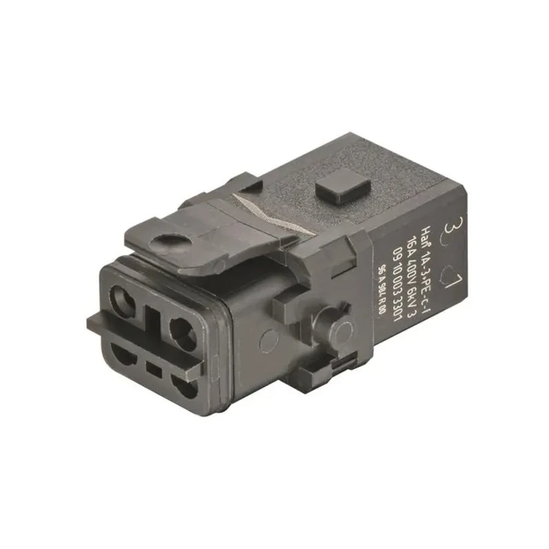 HARTING Heavy Duty Power Connector Insert 16A 400V 3P+E Han 1A Series Female 3 Contacts 09100033301