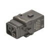 HARTING Heavy Duty Power Connector Insert, 10A Current Rating, Han 1A Series Female, 3 Contacts, Screw Mount 09100032706