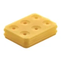 HARTING Wire Seal, Han 1A Series 6 Way, Yellow Silicone, 10B Size, 250V 09100069900