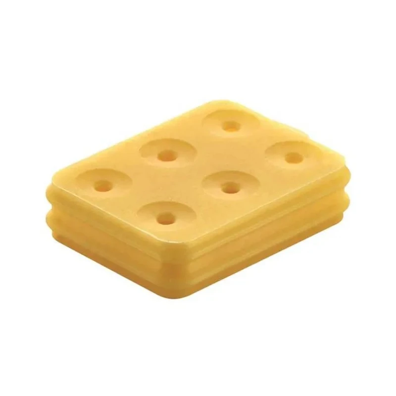 HARTING Wire Seal, Han 1A Series 6 Way, Yellow Silicone, 10B Size, 250V 09100069900