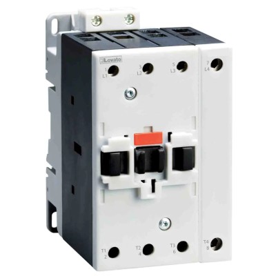 Lovato Electric BF Contactor, 230V AC Coil, 4-Pole, 115 A, 45 kW Power Rating, 660 V DC, 690 V AC BF80T4A230