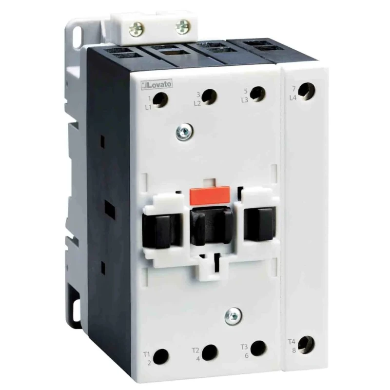 Lovato Electric BF Contactor, 230V AC Coil, 4-Pole, 115 A, 45 kW Power Rating, 660 V DC, 690 V AC BF80T4A230