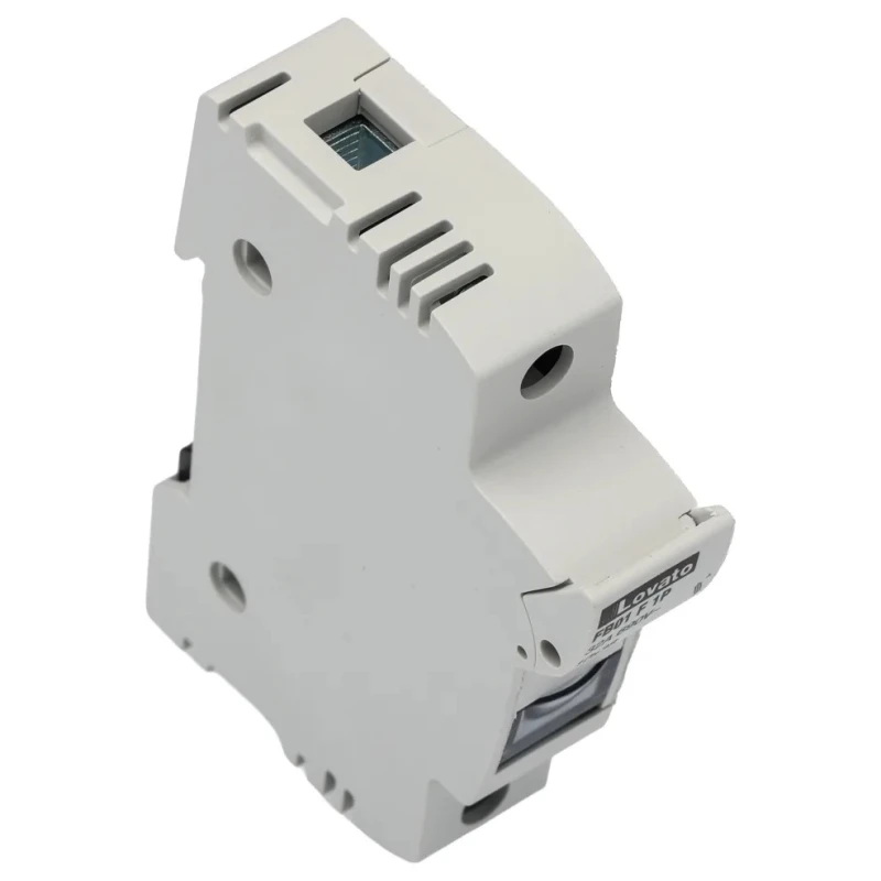 Lovato Electric 32A Rail Mount Fuse Holder for 10 x 38 mm Fuse Size, 1P-Pole, 690V ac FB01F1P