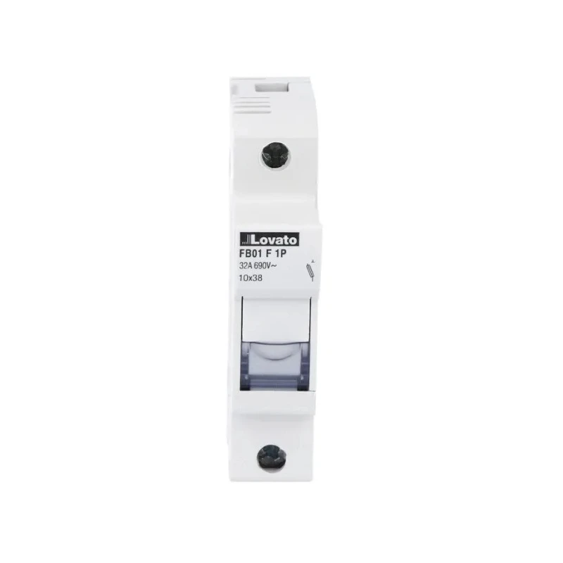 Lovato Electric 32A Rail Mount Fuse Holder for 10 x 38 mm Fuse Size, 1P-Pole, 690V ac FB01F1P